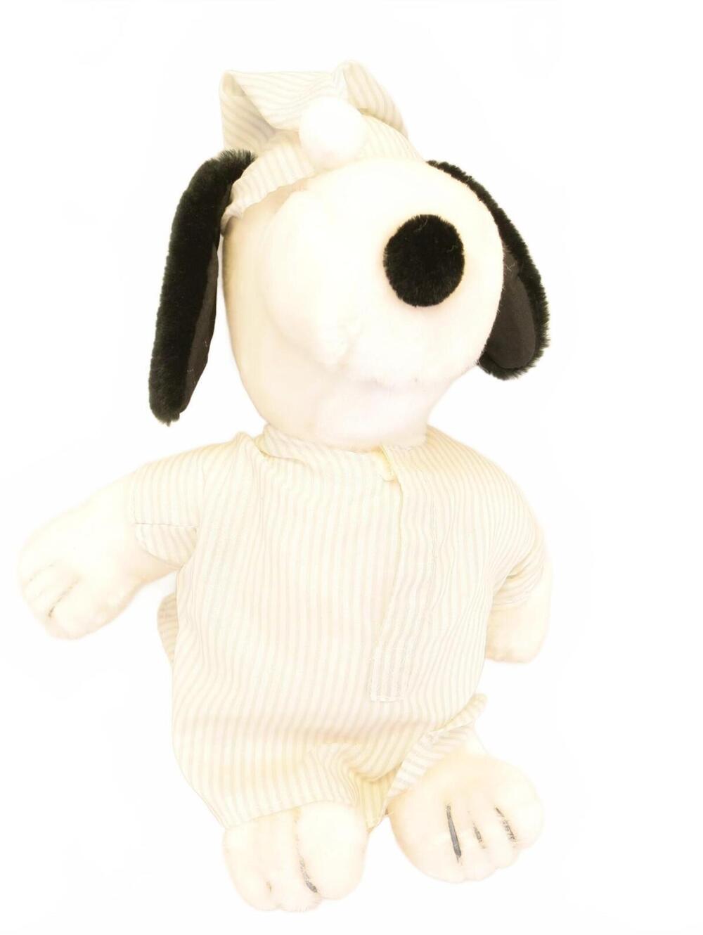Vintage 1968 Snoopy Plush Stuffed Toy Dog Peanuts Applause 11.5"